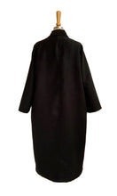 Load image into Gallery viewer, Wool Melton Kimono coat with Appliqué
