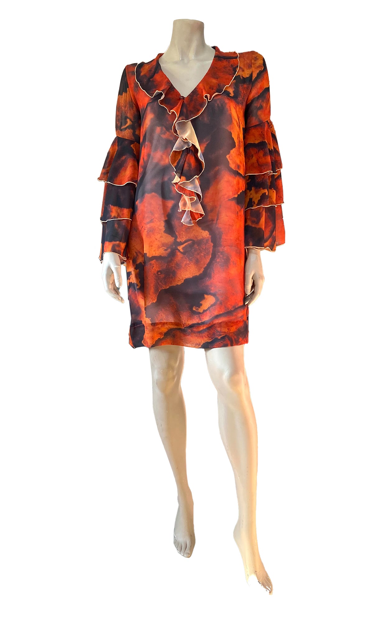 Inferno Rose Claudia Dress