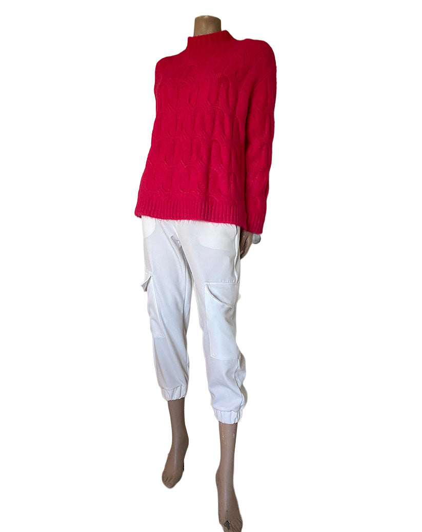Trento Funnel Neck Cable Pullover