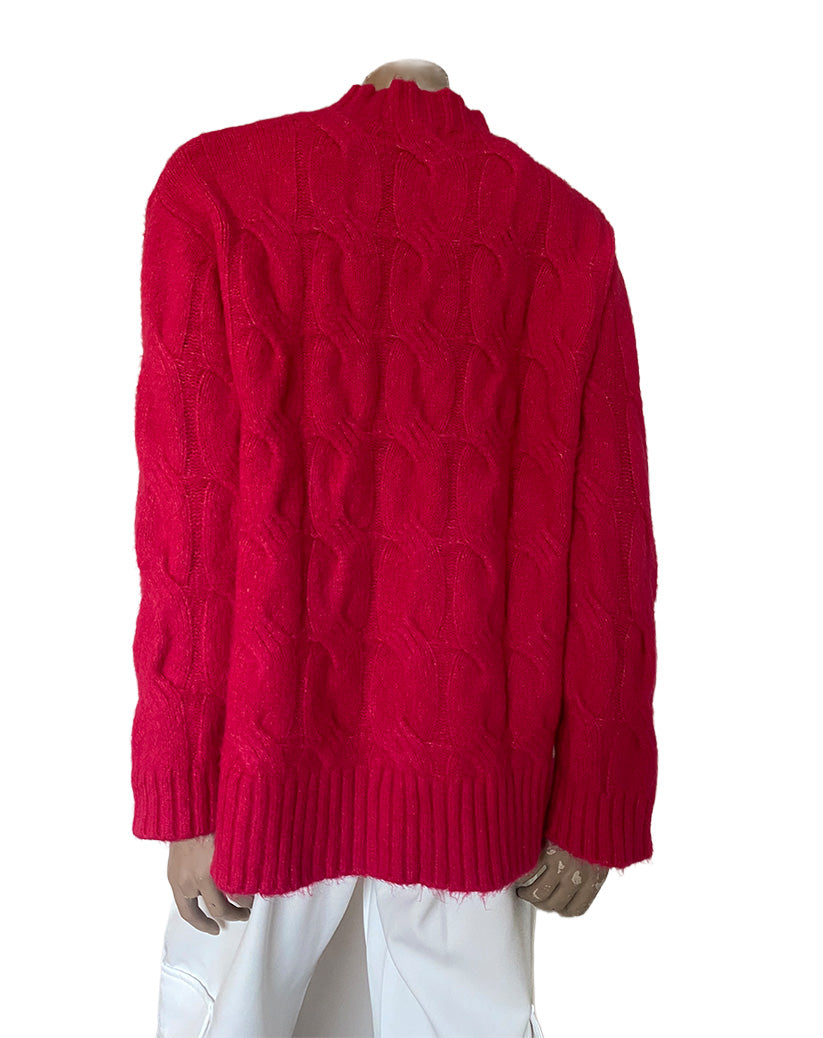 Trento Funnel Neck Cable Pullover