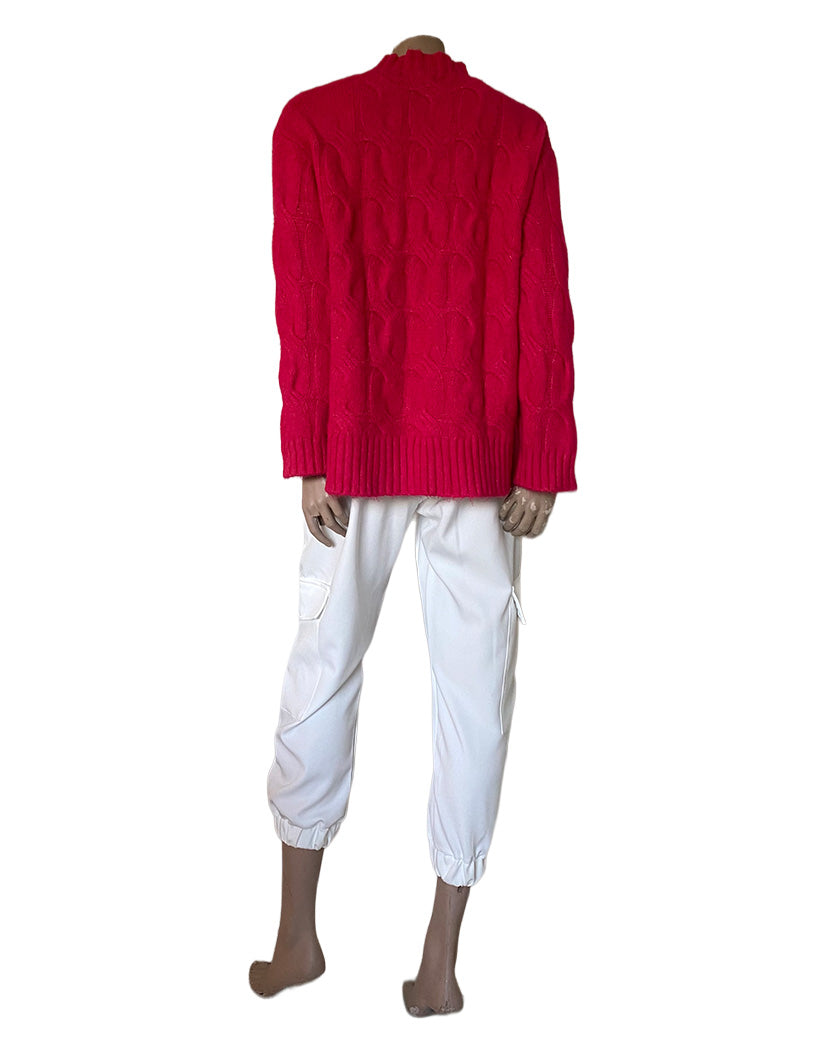 Trento Funnel Neck Cable Pullover
