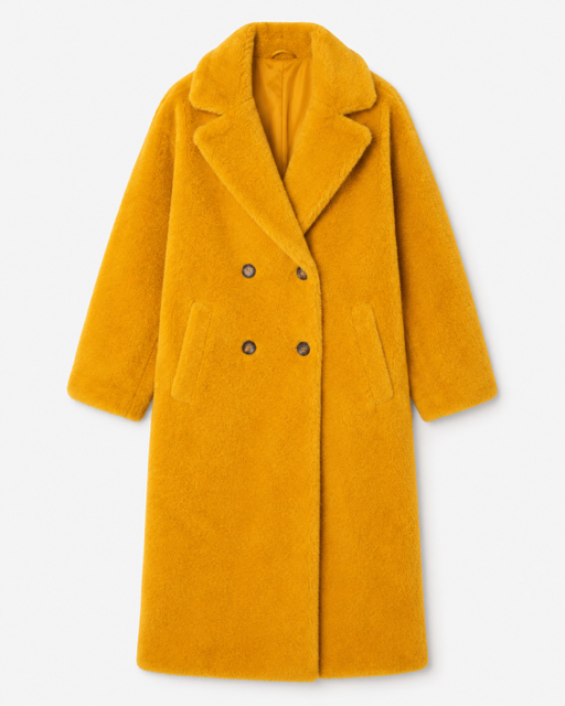 Toronto Lux Fur Coat Fuschia