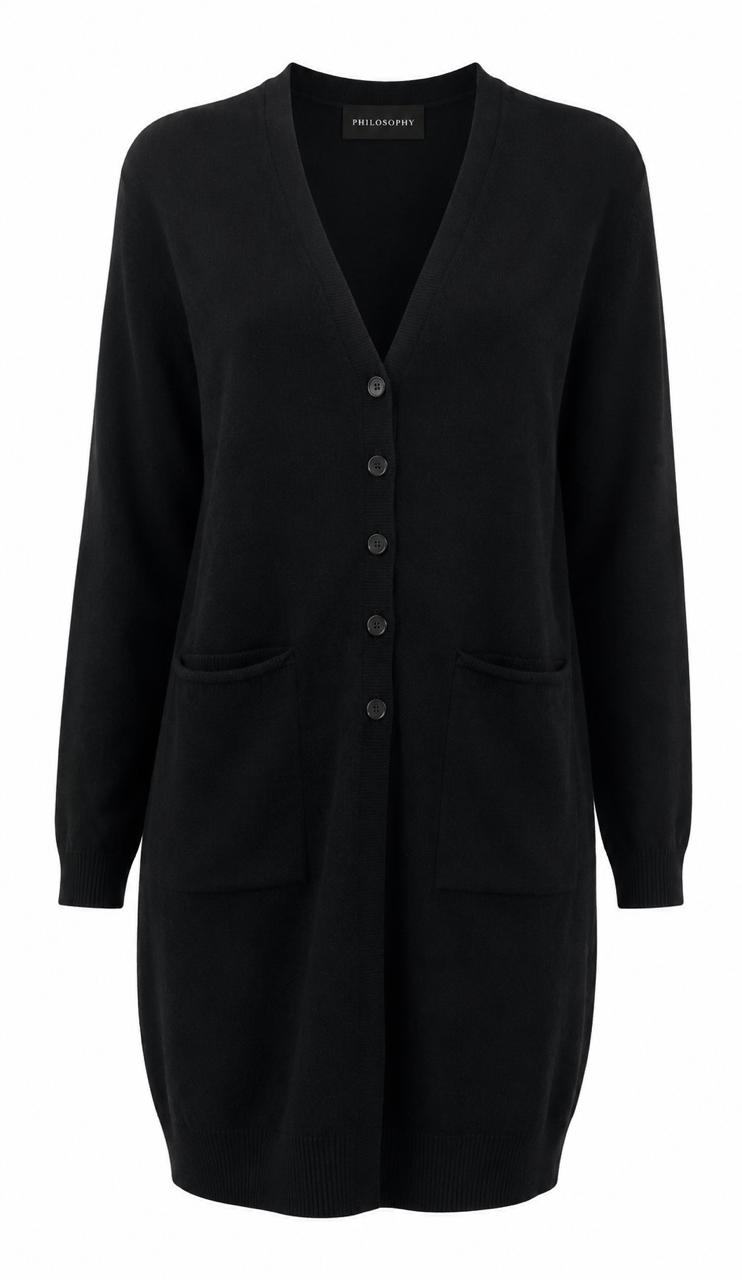 Murcia Button Cardigan Stone
