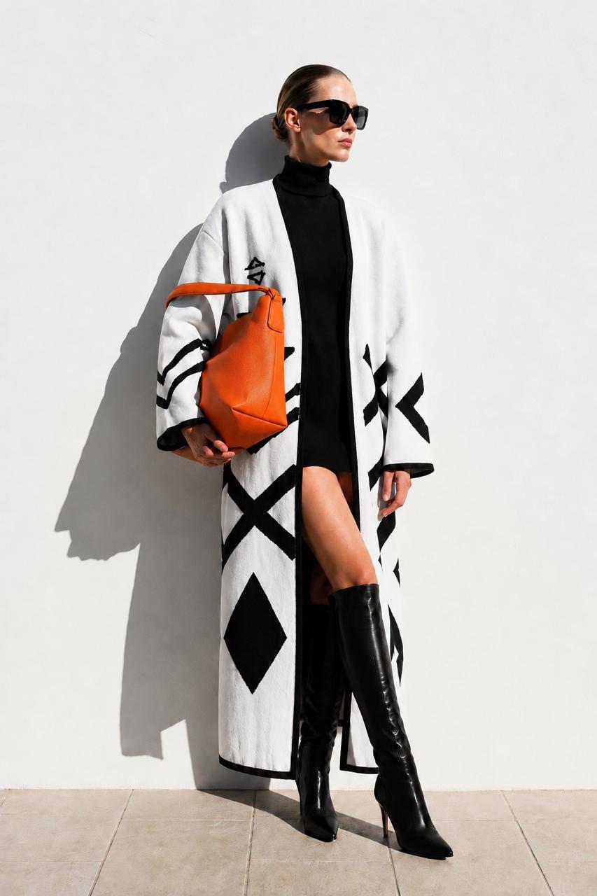 Tribal Code, Bone Jacquard Coat