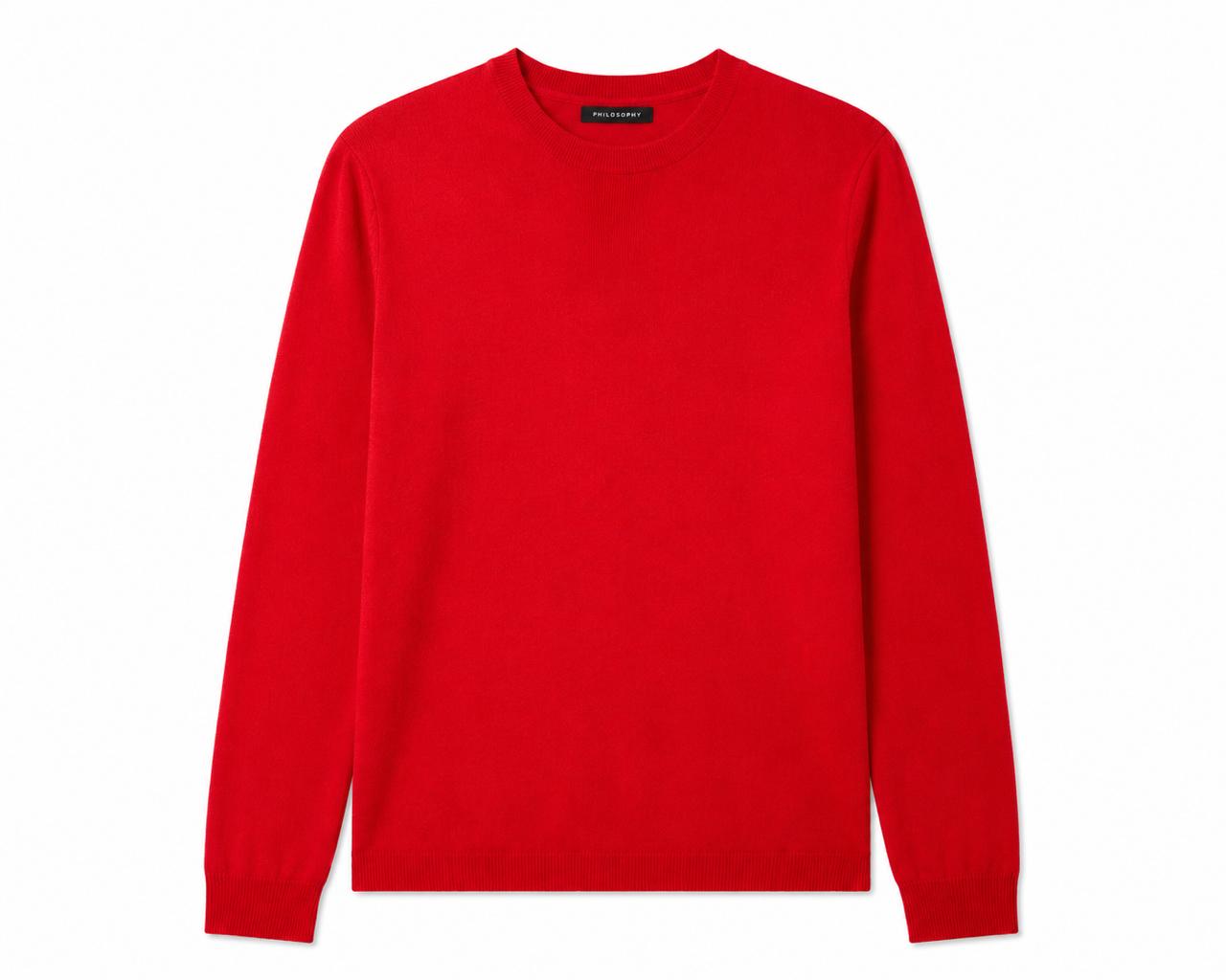 Milan Classic Funnel Neck Top Cerise