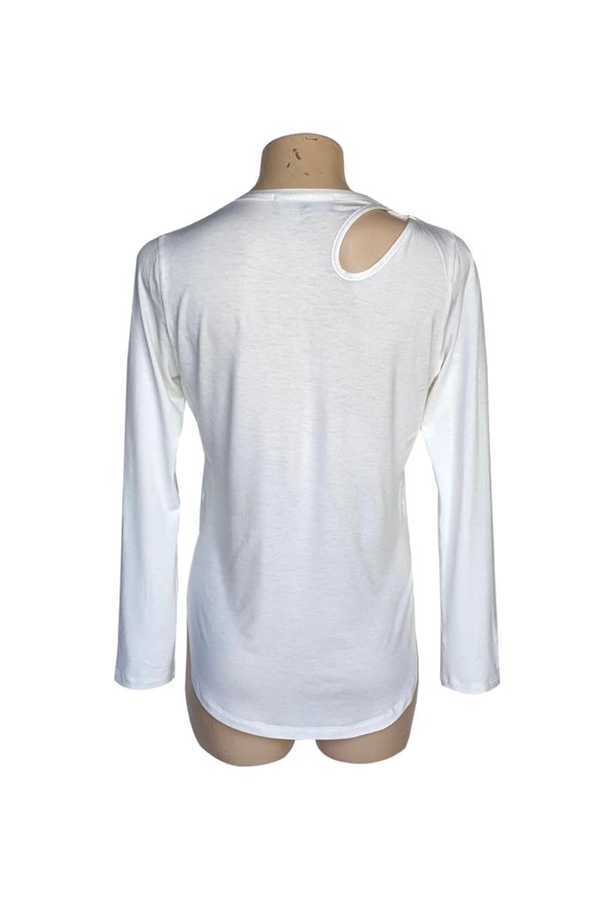 Milk Peak Knit Leisure Top