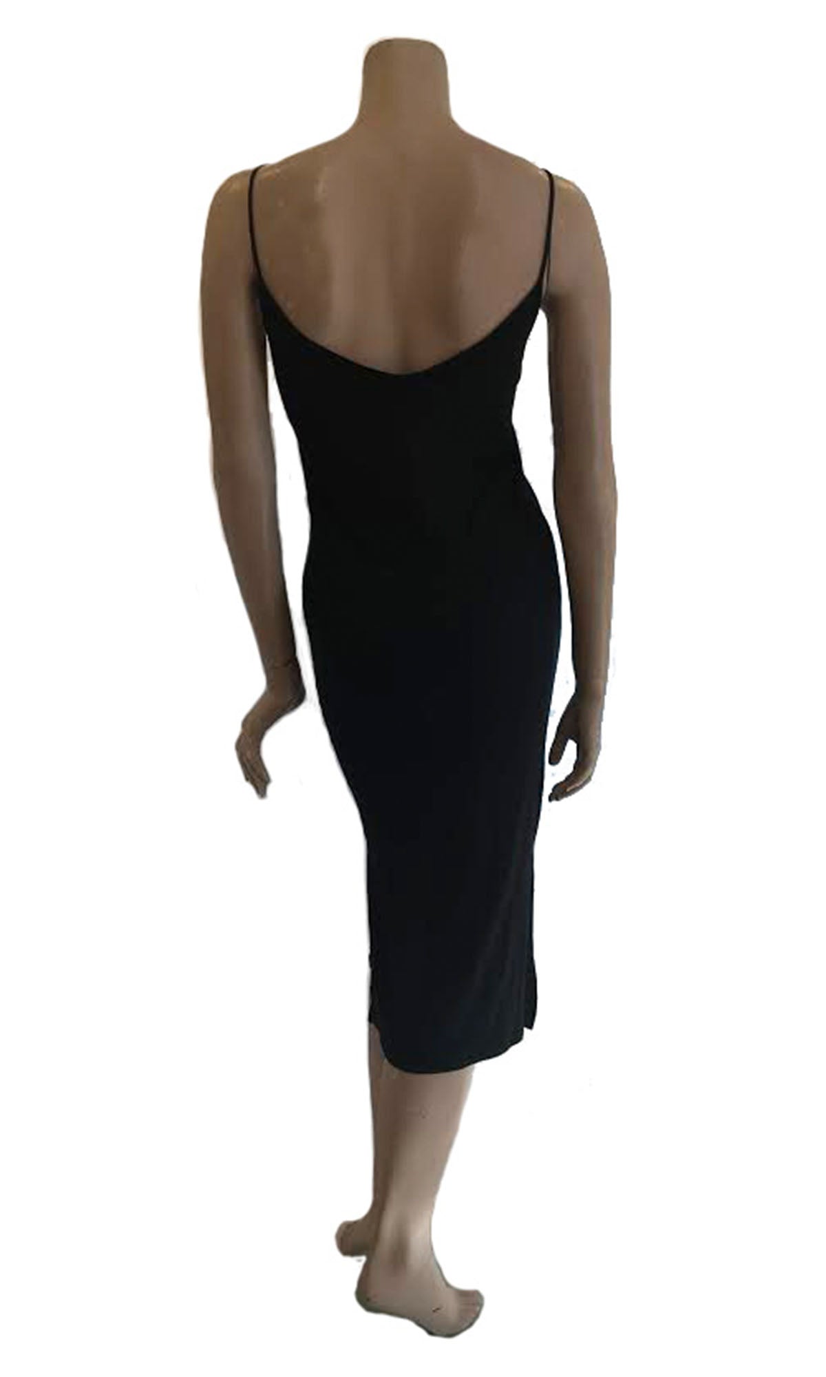 Long Camisole Dress Black