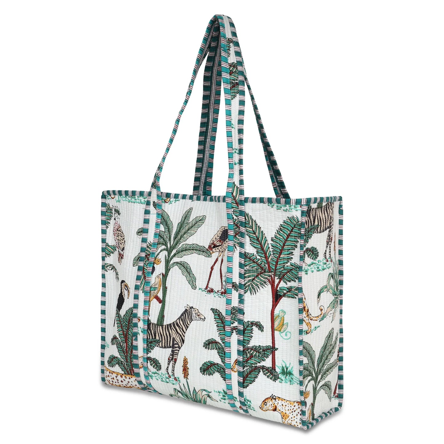 CYC White Jungle Tote Bag