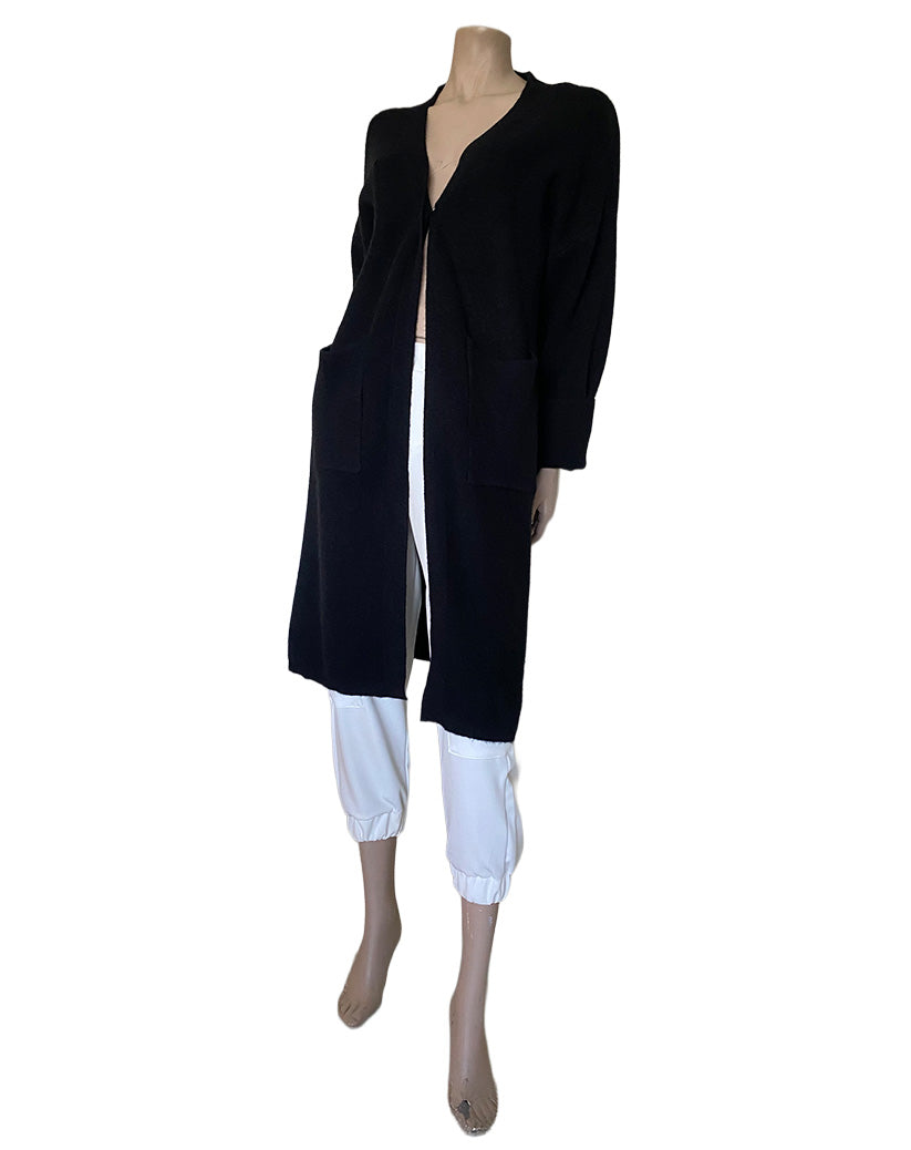 Cartagena Oversized Black 2 Pocket Cardigan