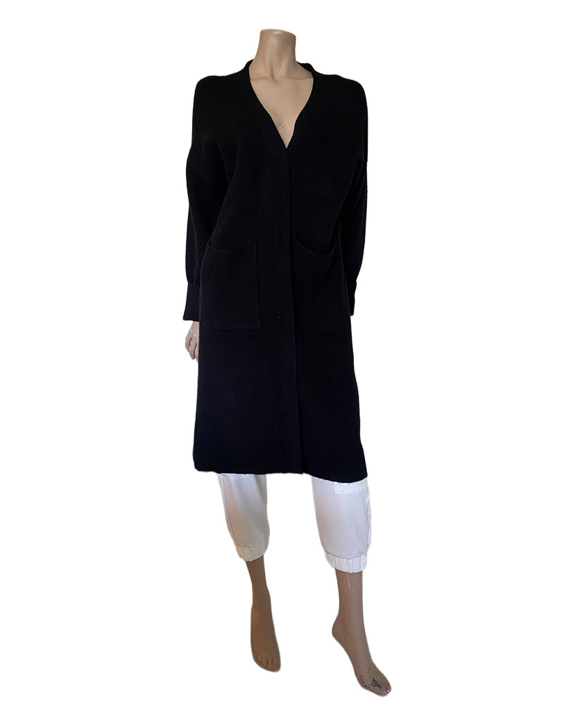Cartagena Oversized Black 2 Pocket Cardigan