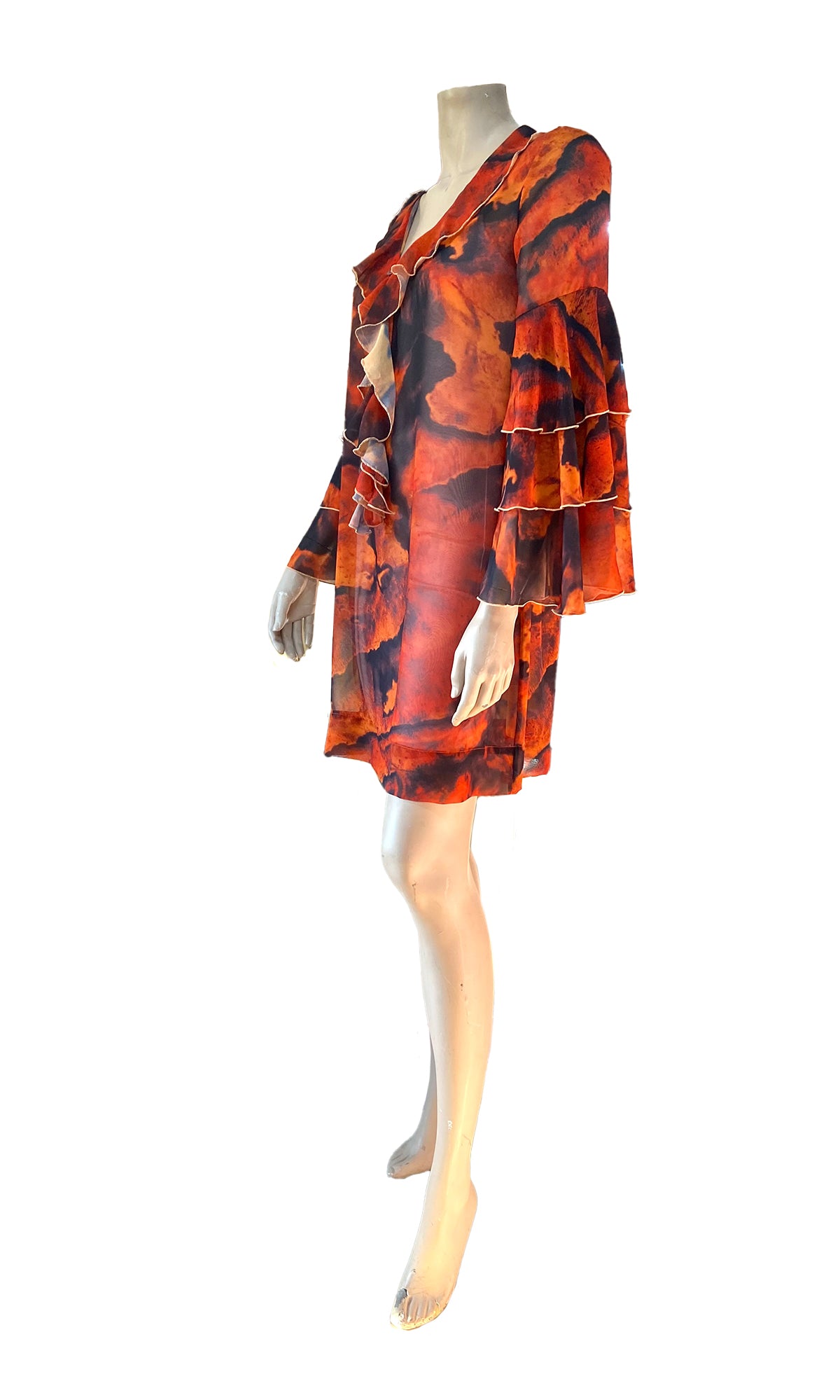 Inferno Rose Claudia Dress