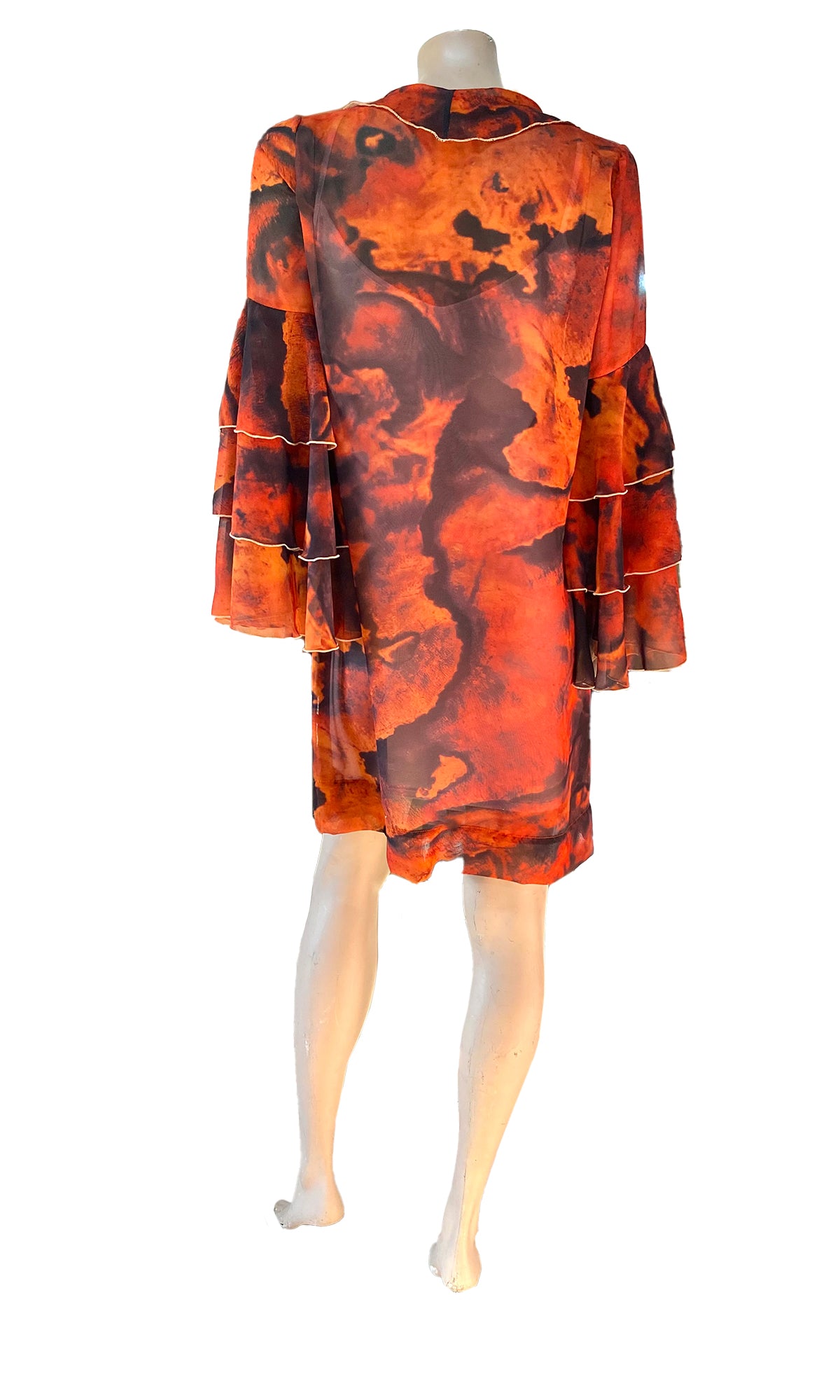 Inferno Rose Claudia Dress