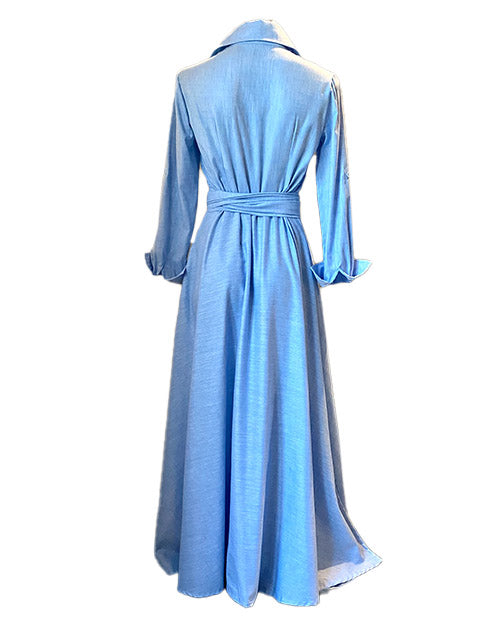Long linen Shirtwaister