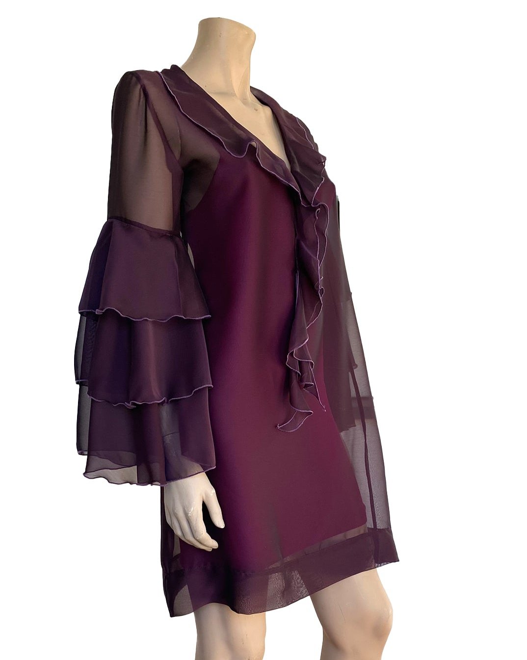 Burgundy Claudia Dress