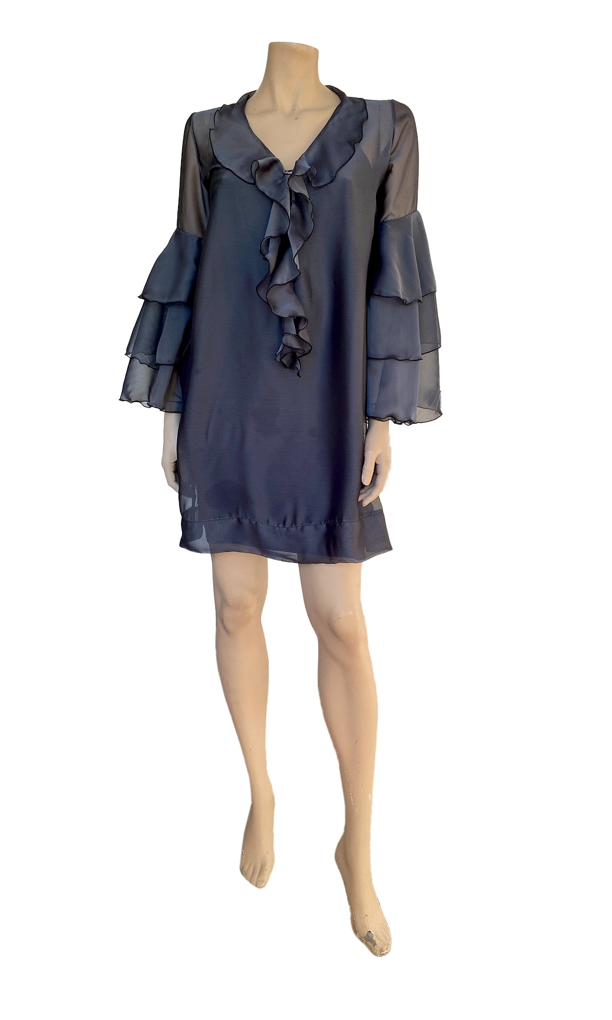 Charcoal Claudia Dress