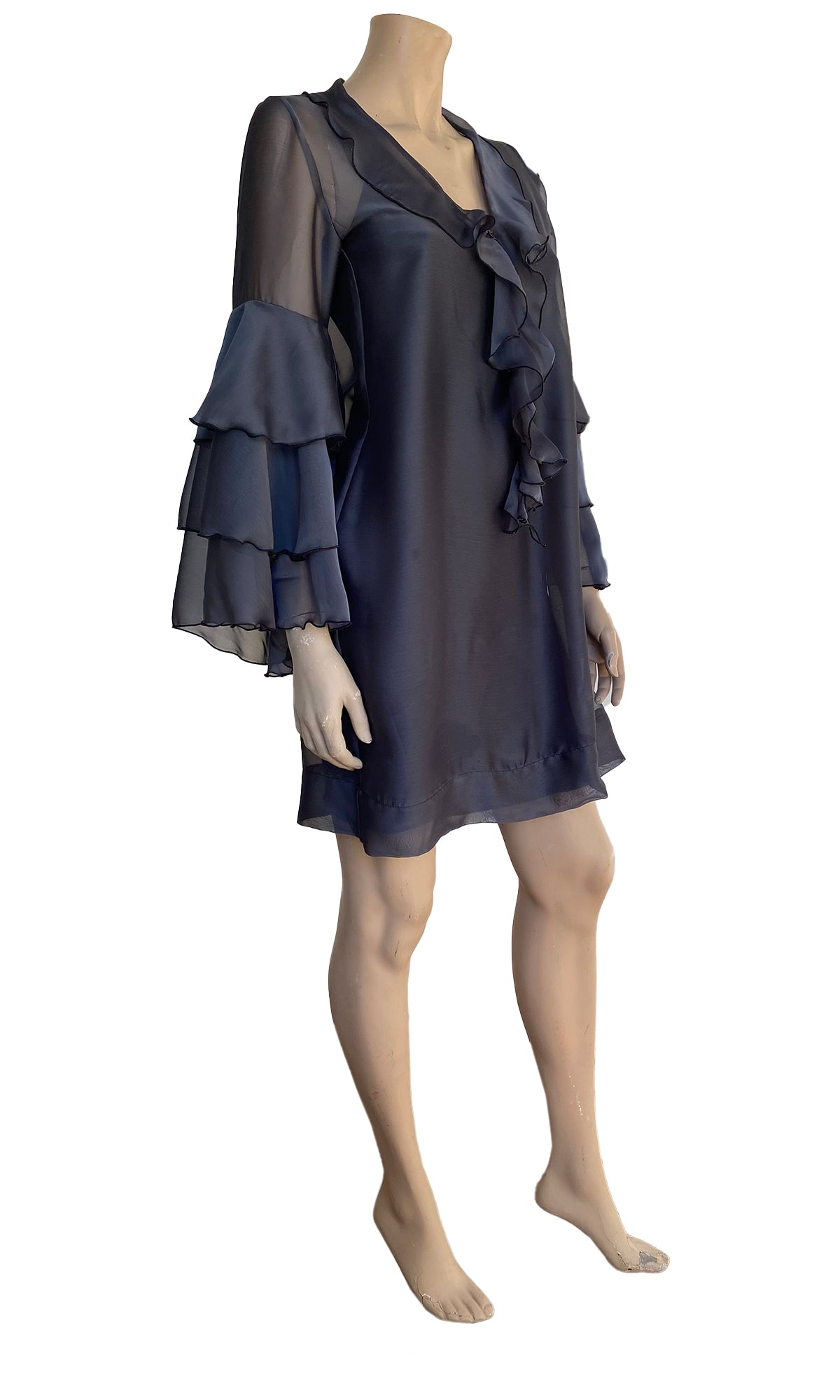 Charcoal Claudia Dress