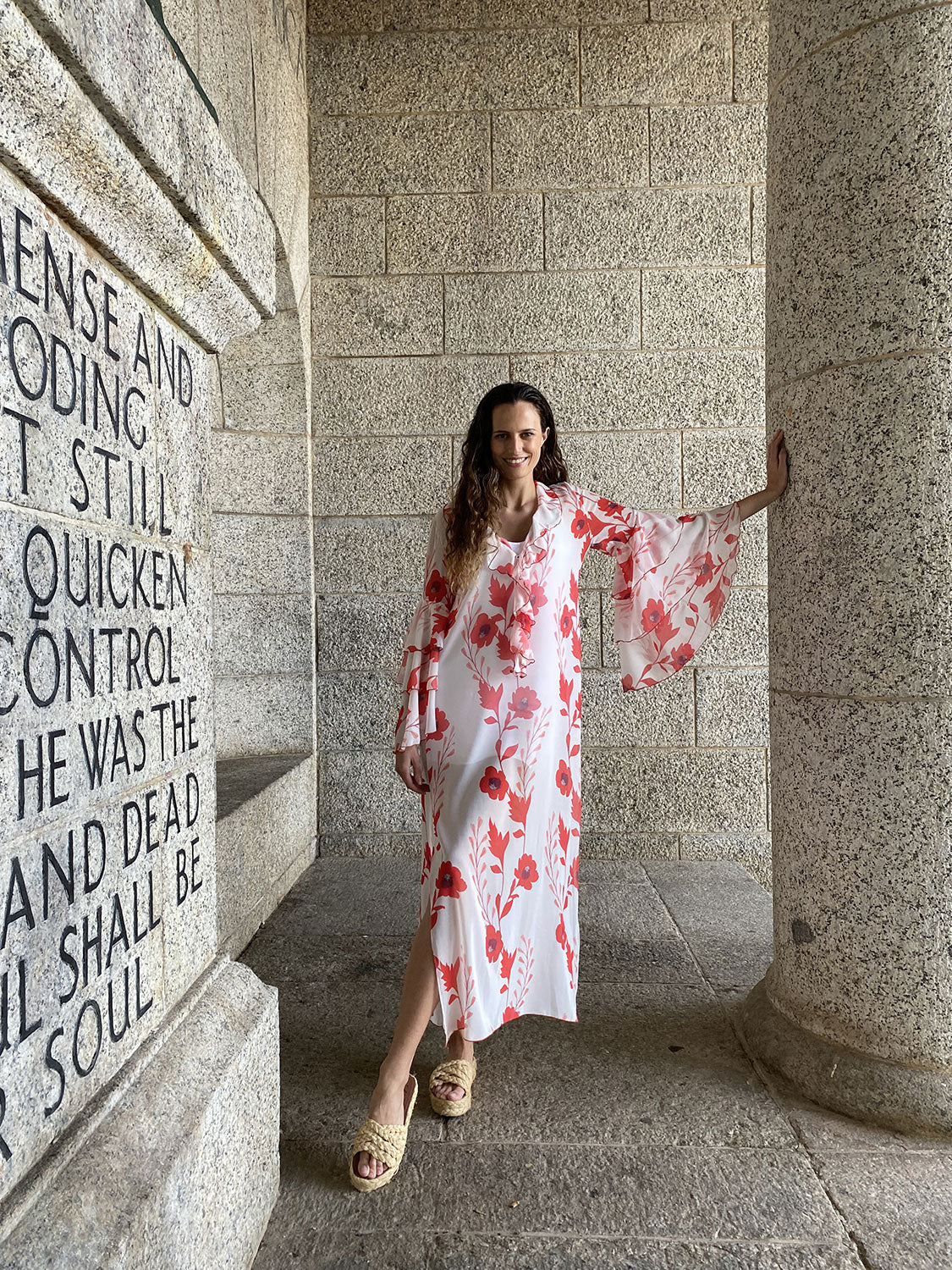 Hibiscus Print  Dress