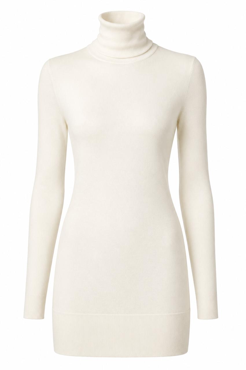 Classic Poloneck Top Black