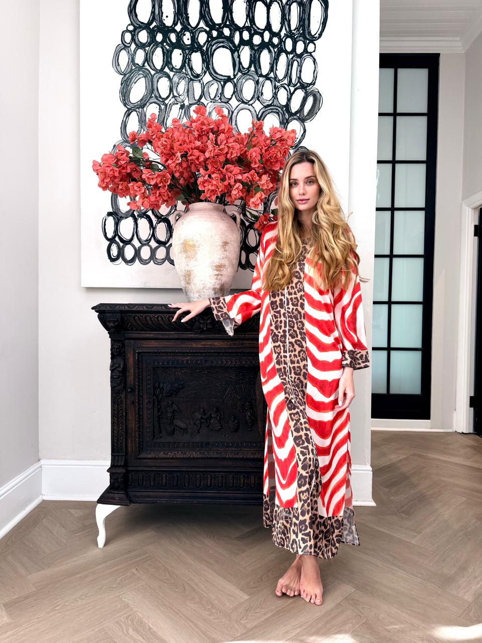 Hot Zebra Tunic Dress