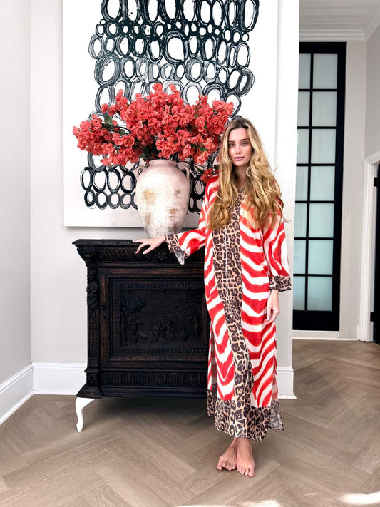 Hot Zebra Tunic Dress
