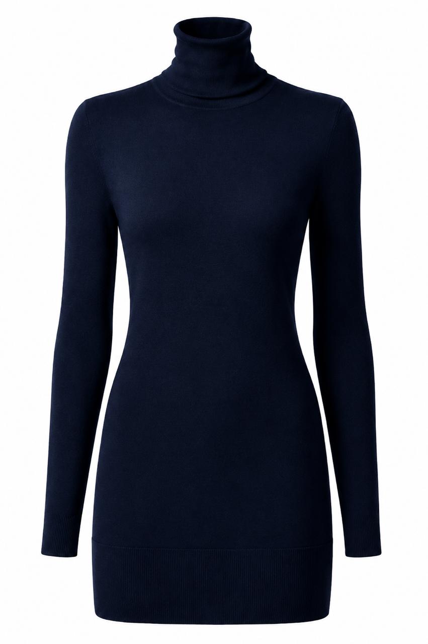 Classic Poloneck Top Black