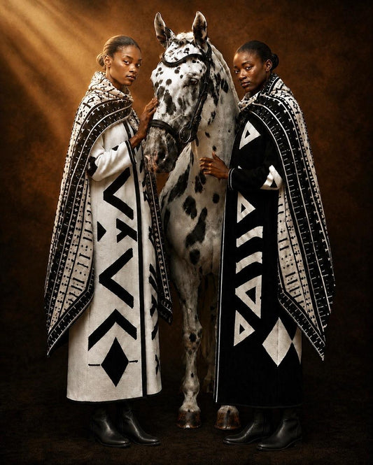 Sacred Symbols Reversible Shawl