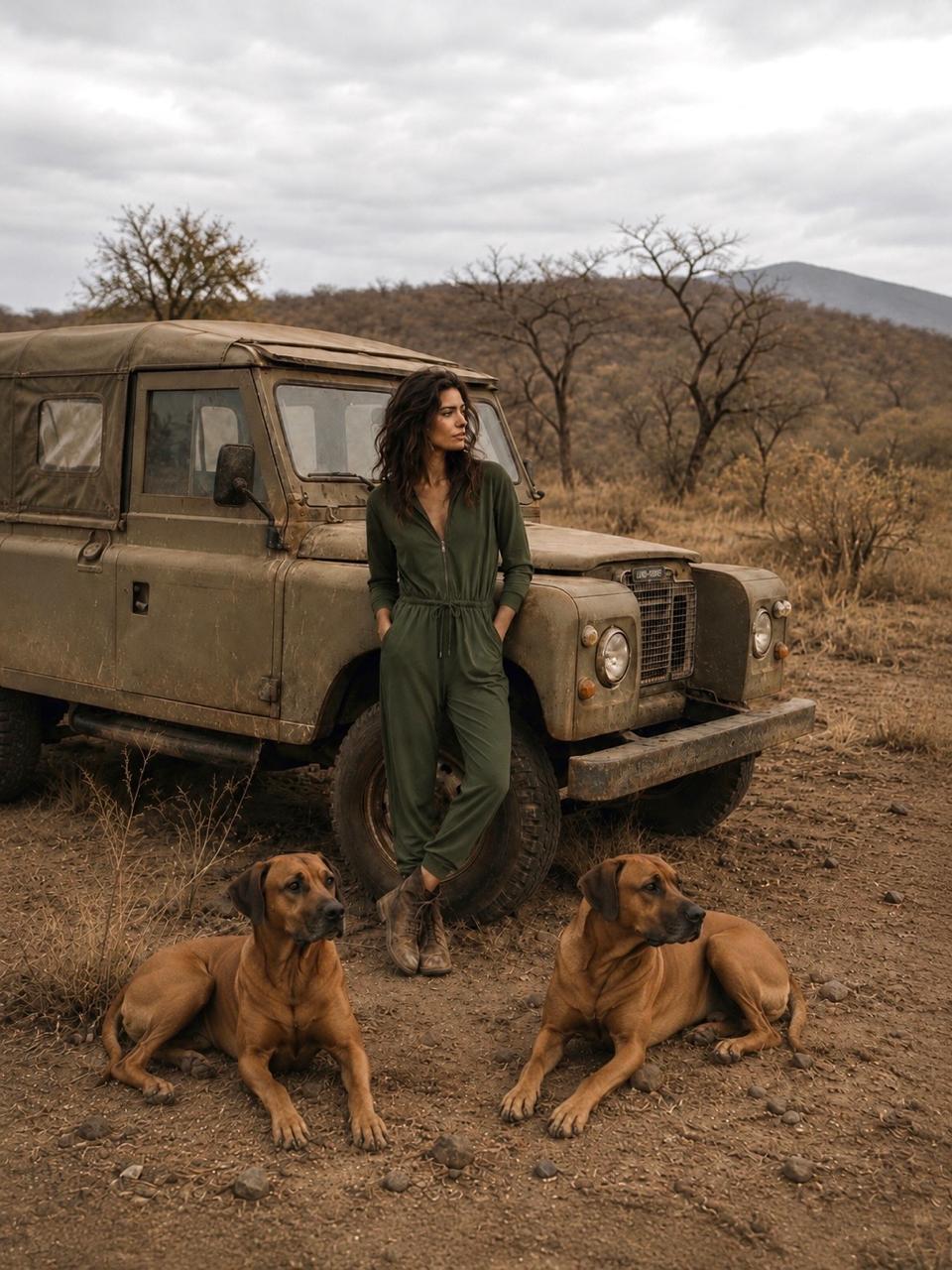 The Wanderer Jumpsuit Olive