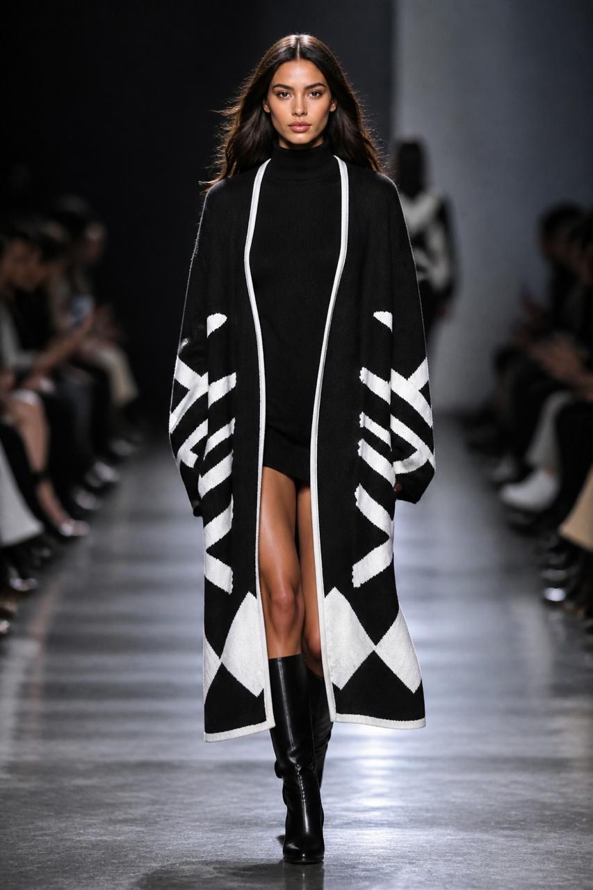 Tribal Code, Obsidian Jacquard Coat