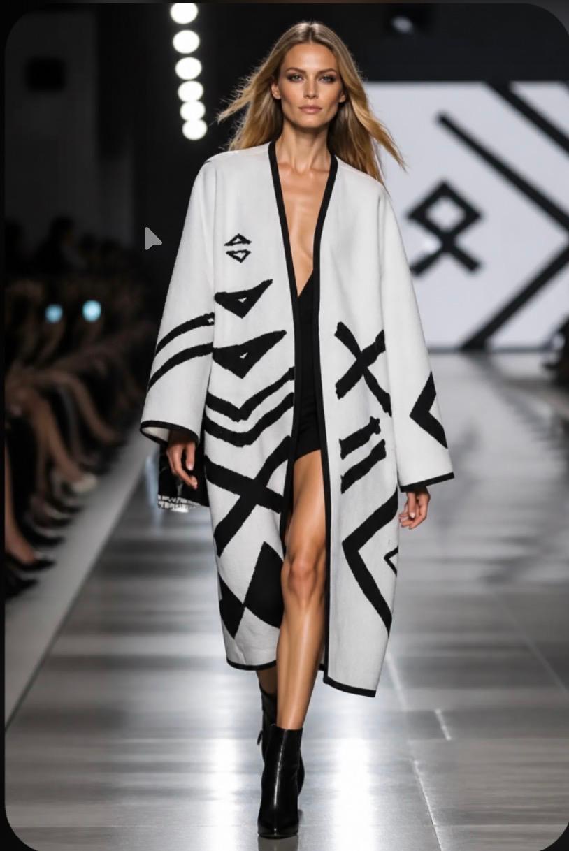 Tribal Code, Bone Jacquard Coat