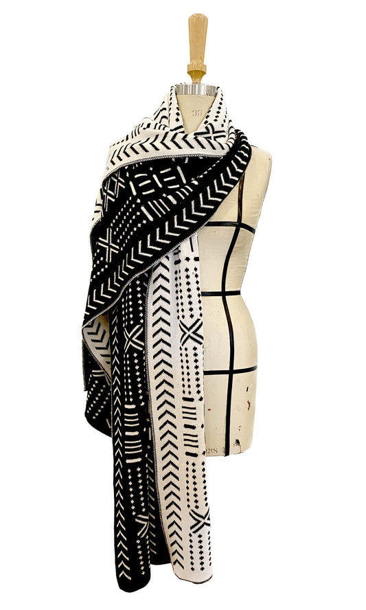 Reversible shawl