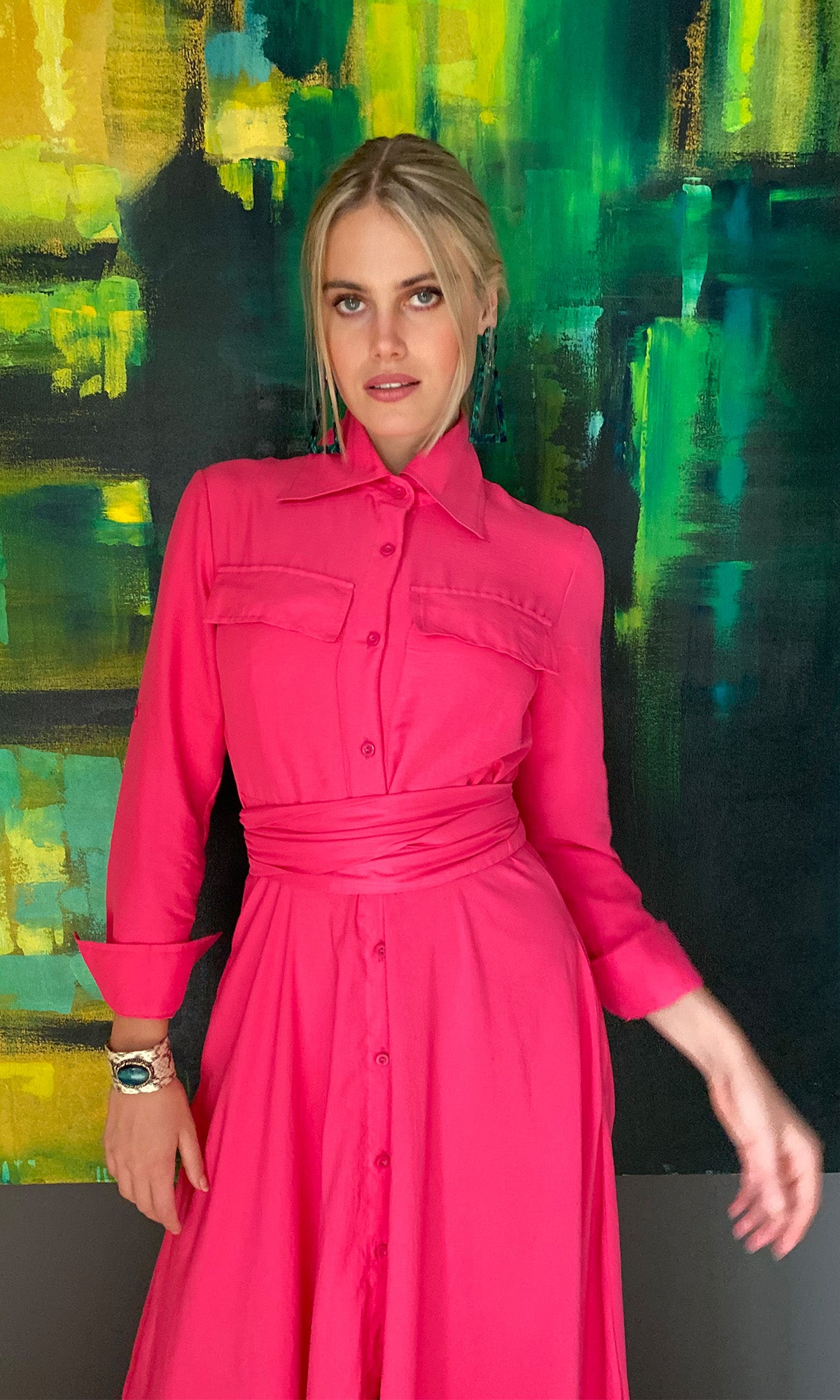 Pink Shirtwaister