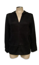 Load image into Gallery viewer, Black Cashmere Touch Track Top W22
