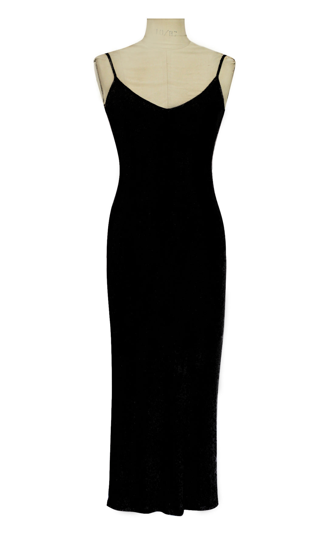 Long Camisole Dress Black