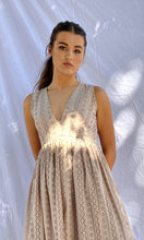 Load image into Gallery viewer, Alecia Long Tier Dress - Stone Anglaise
