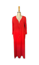 Load image into Gallery viewer, Linen Tunic Dress - Red
