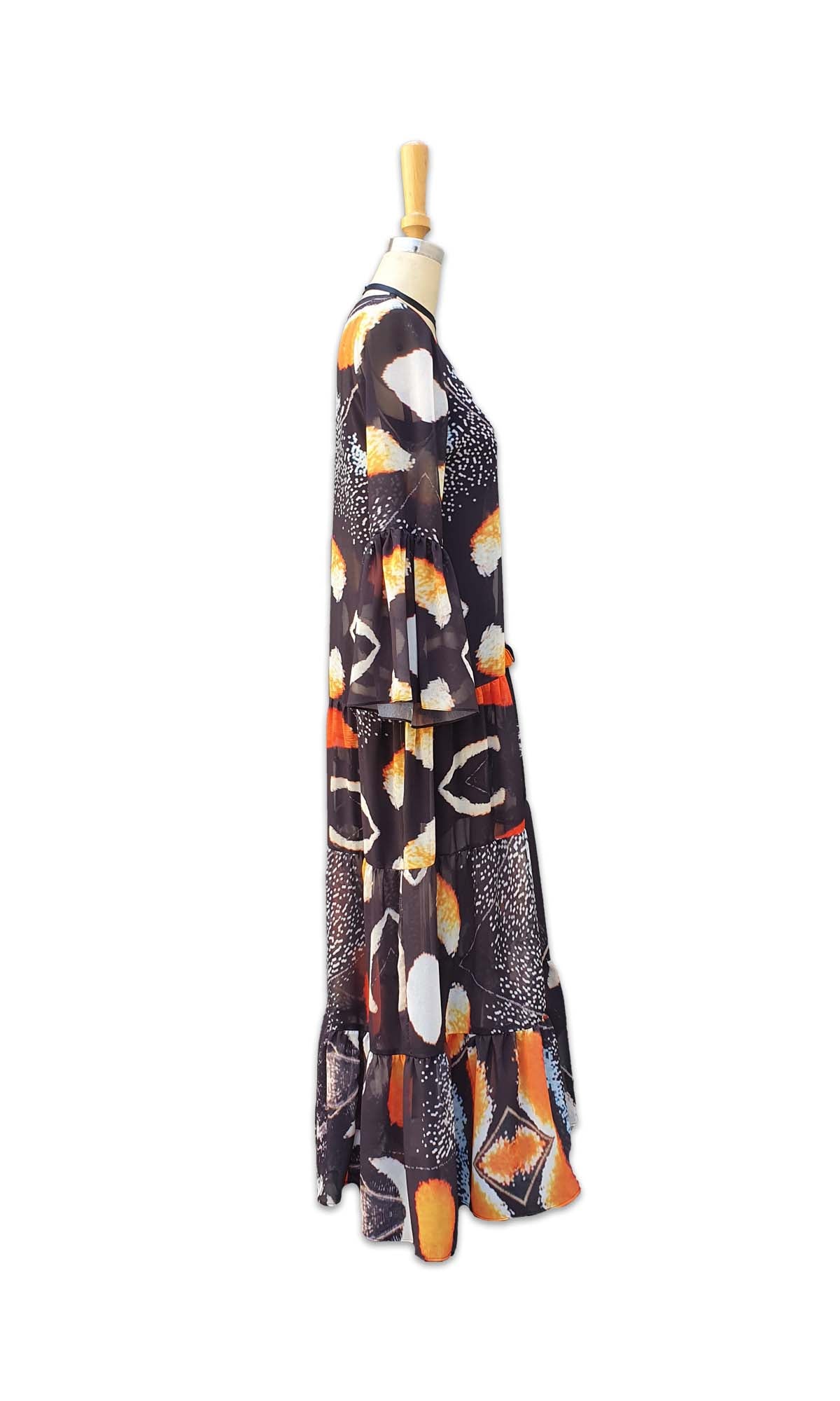 Tiffany Long Dress - Electric Butterfly