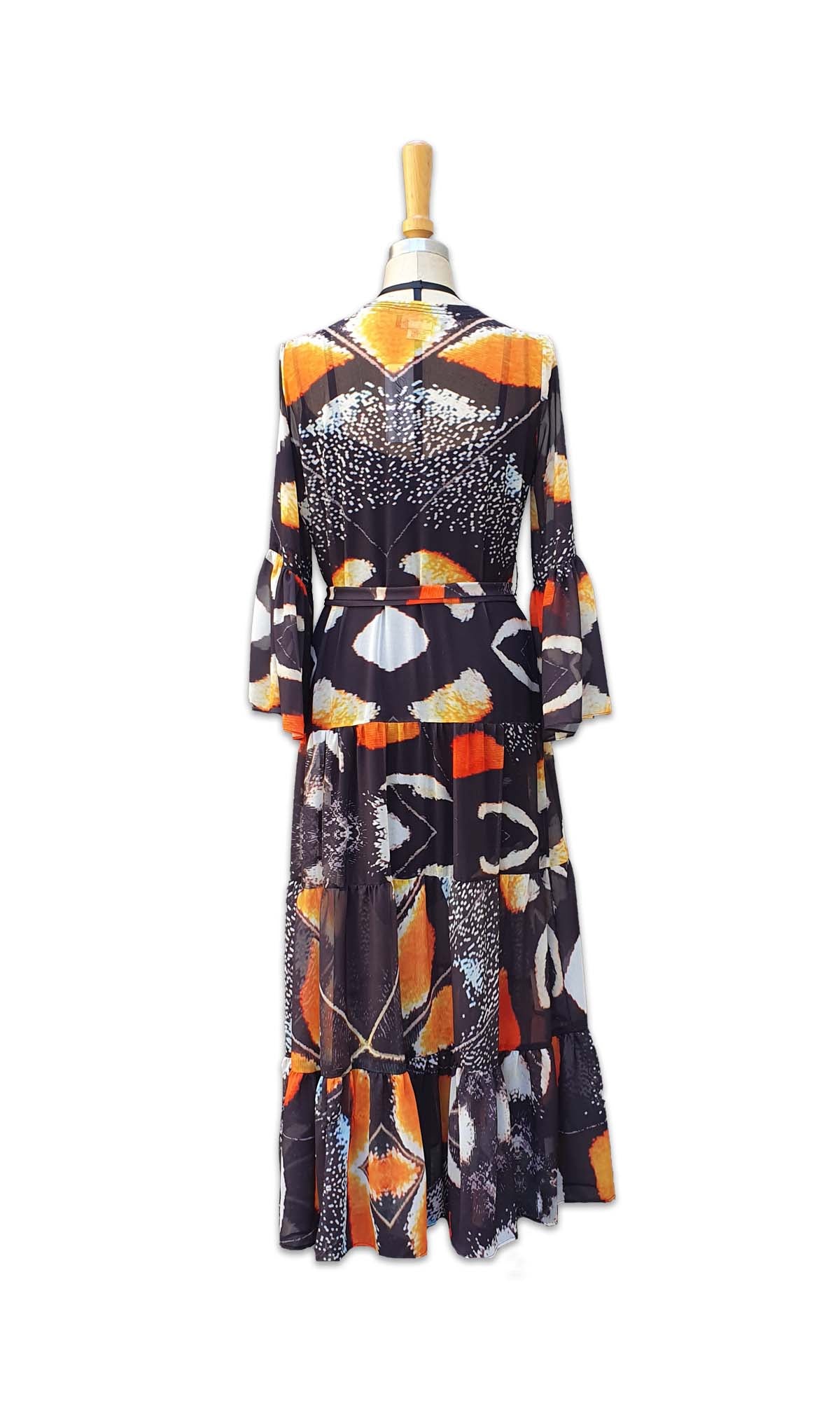 Tiffany Long Dress - Electric Butterfly