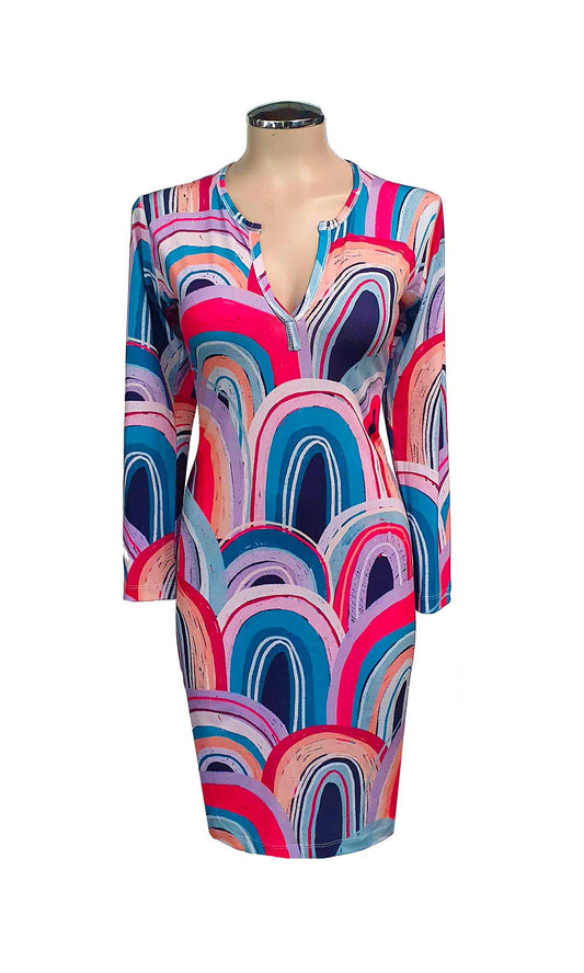 Lotus Bodycon Dress