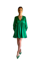 Load image into Gallery viewer, Darcy Baby Doll Dress - Milano Satin - Made to Order - Multi Colour
