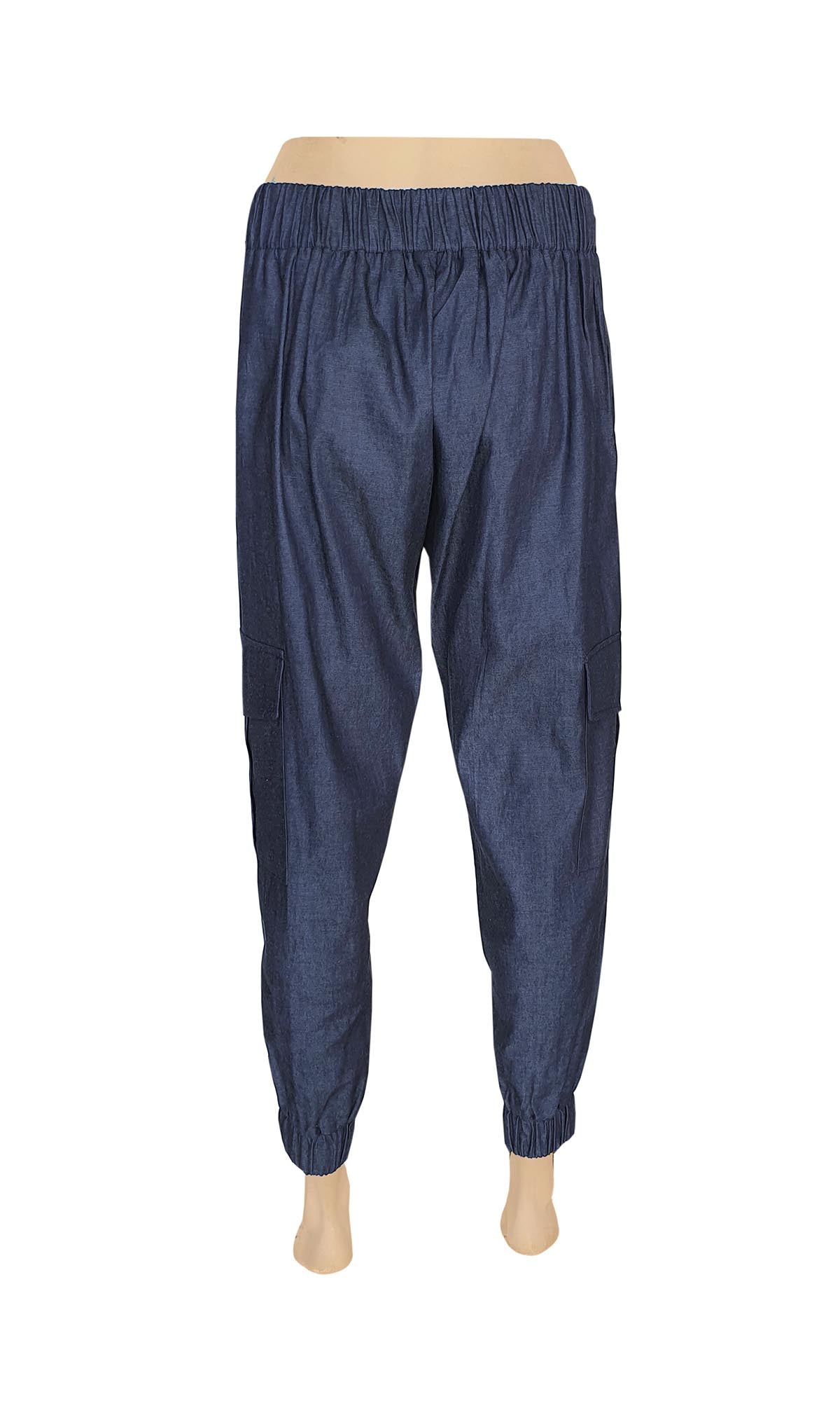 Chambray Cargo Pants