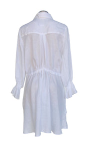 Cleo Linen Shirt Dress (Drawstring)