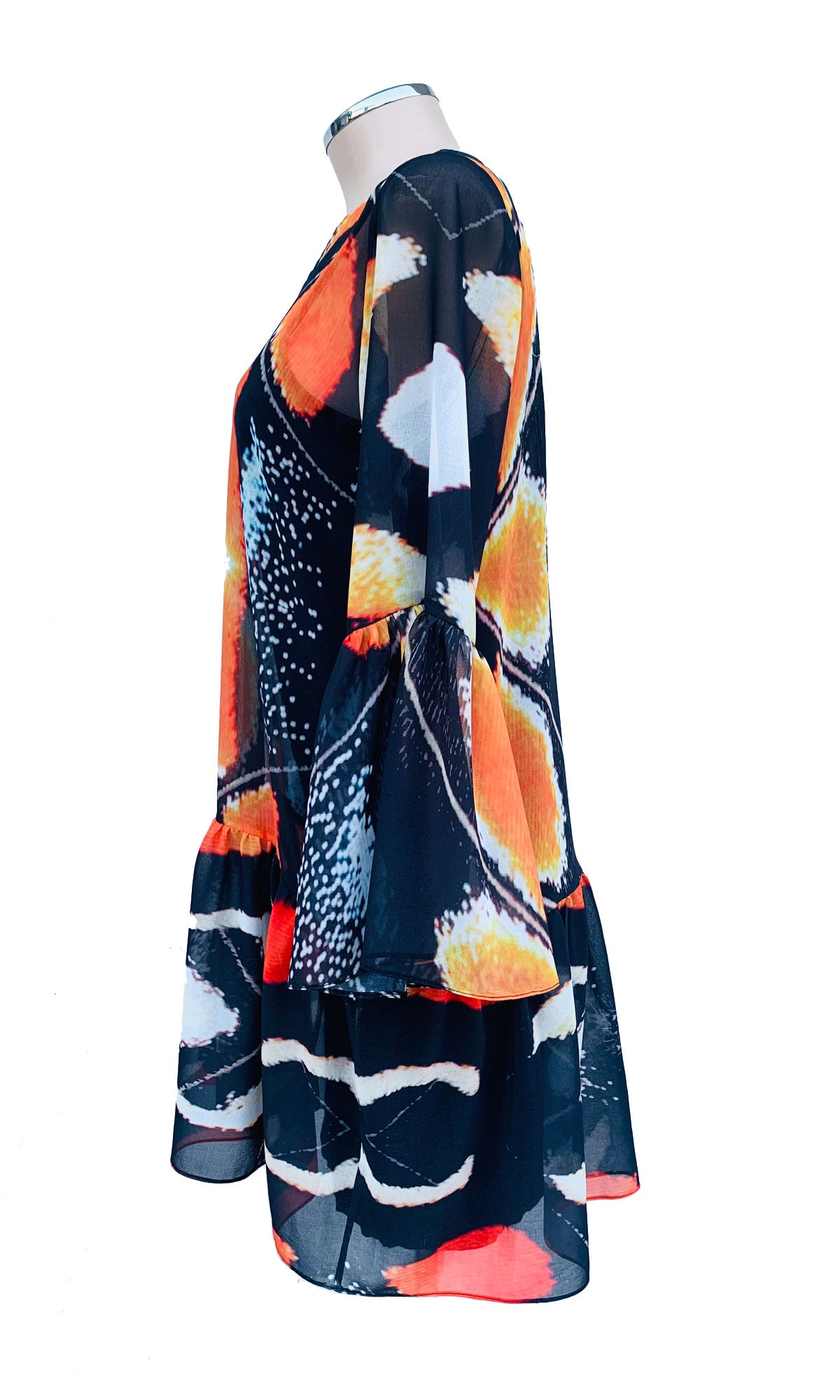 Electric Butterfly Boho Dress