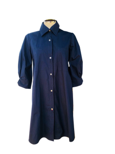 Florentina Shirt Dress – Navy