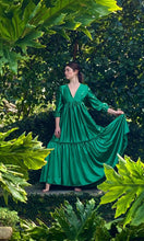 Load image into Gallery viewer, Delphine Tier Dress Long - Made to Order - Multi Colour
