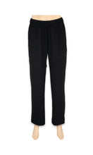 Load image into Gallery viewer, Straight Leg Knit Drawstrings Pants - Black W22
