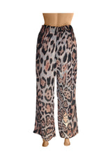 Load image into Gallery viewer, Ocelot Chiffon Wide Leg Pants
