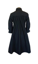 Load image into Gallery viewer, Florentina Shirt Dress - Black - Linen
