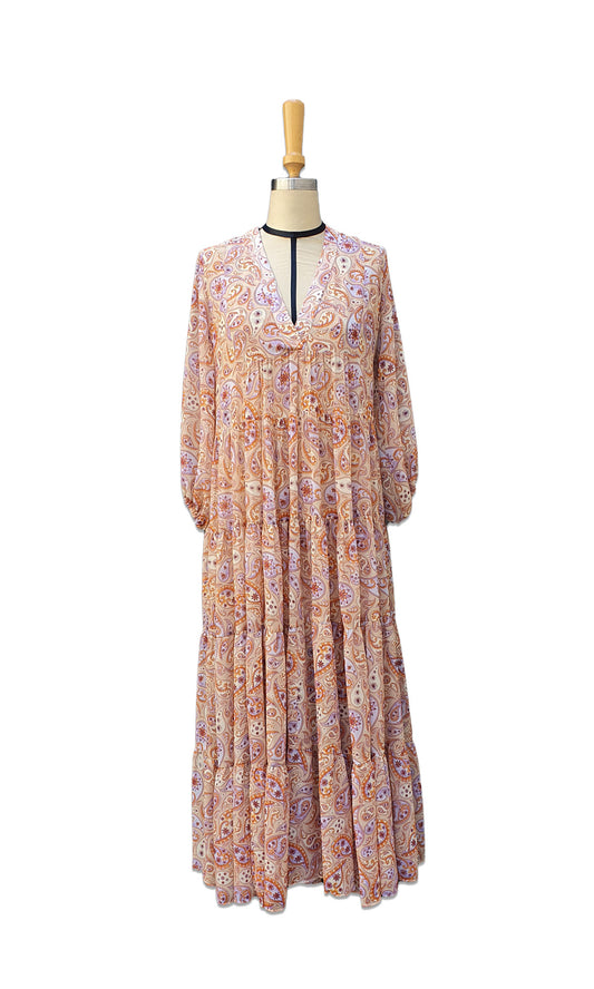 Atheni Dress Long – Pretty Paisley