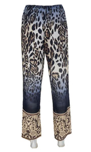 Drawstring Leopard Print Pants