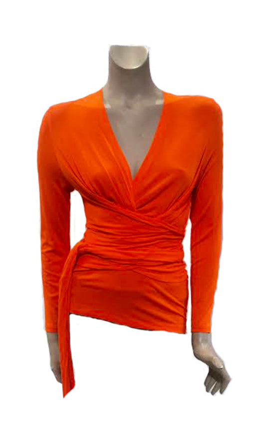 Wrap Top Orange